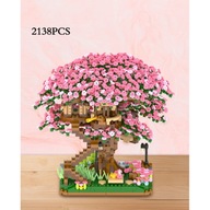 KLOCKI NIEKOMPATYBILNE JAPOŃSKIE DRZEWKO 2008KLOCKÓW DRZEWO KWITNĄCEJ WIŚNI