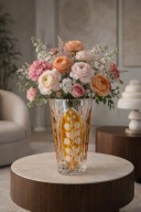 DUŻY WAZON KRYSZTAŁOWY Huta szkła ,,JULIA ''