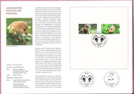 Niemcy 2020, karnet FDC, 2zn. las, wydra, popielica