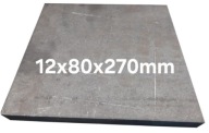 Blacha stalowa formatka z blachy 12mm 80x270mm