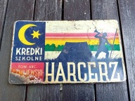 KOLEKCJONERSKA PUSZKA NA KREDKI SZKOLNE 'HARCERZ' St. Majewski PRZEDWOJENNA