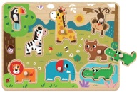 2Kids Toys Drewniane Puzzle Safari