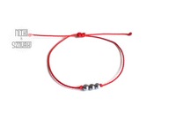 NiS czerwona Nitka Szczęścia, hematyt, ochrona, kabała, amulet, talizman