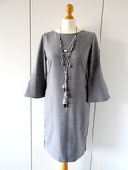 SOLAR SZARA Z CIEKAWYM ROZKLOSZOWANYM RĘKAWEM 34/36