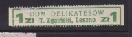Leszno, Dom Delikatesów, T, Zgaiński /DE/