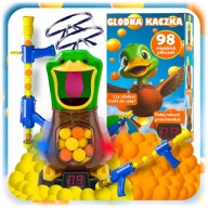 GŁODNA KACZKA GRA ZRĘCZNOŚCIOWA EDUKACYJNA DLA DZIECI STRZELANIE DO CELU