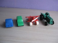 Stary Traktor Samolot Ciągnik Samochód - VINYL LINE, PLASTO