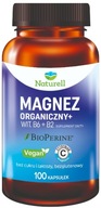 Naturell magnez organiczny + wit. B6 + B2 100 kapsułek