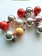 Bombki z okresu PRL-u okrągłe male