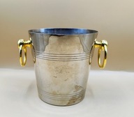 POJEMNIK na LÓD metalowy stary RETRO 1,2 L