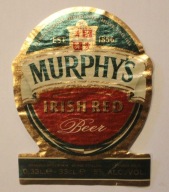 ETYKIETA - MURPHY'S - IRISH RED Beer, IRELAND - IRLANDIA