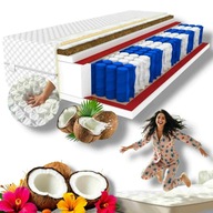 Materac 120x200 Dakota Plus pocket kokos 9 stref ortopedyczny antyalergia