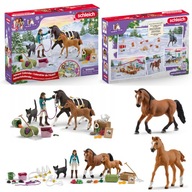 KALENDARZ ADWENTOWY ZESTAW DLA DZIECI HORSE CLUB SCHLEICH ZABAWKI KONIKI