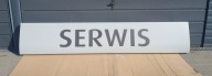 Szyld baner świetlny led SERWIS do warsztatu na hale itp. REKLAMA