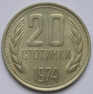 Bułgaria 20 stotinek 1974 - stan menniczy