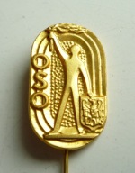 Odznaki Sprawności Obronnej OSO Liga Obrony Kraju LOK LWP ZSMP PRL