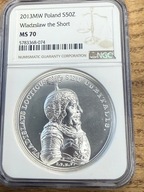 50 zł SSA Władysław Łokietek 2013 NGC MS 70 MAX NOTA IDEAŁ