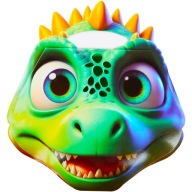 SZKICOWNIK 40 Kartek Zapinany na Rzep z Rączką BLOK DINOZAUR