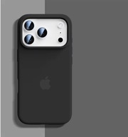 Etui Magnetyczne do iPhone 17 Pro Max Black Czarne Z LOGO i MagSafe