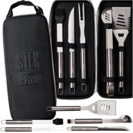 Zestaw akcesoriów do Grilla Grilowania BBQ komplet stal nierdzewna prezent