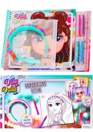 Kolorowanka STYLISTKA FRYZUR Top Model + OPASKA + 2x Mini Kredki