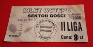 bilet SZCZAKOWIANKA Jaworzno - GKS KATOWICE 2006