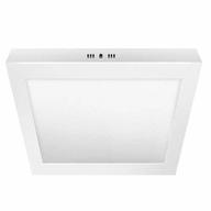 Kwadratowa lampa sufitowa plafon LED, 18 W, IP44, biała