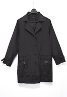 Kurtka Płaszcz Jednorzędowy Czarny Tara |R. S