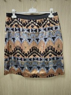 Spódnica mini AVON 44/46 czarna cekiny outlet !!!