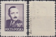 474** fioletowy , j. tło , pap. x2c , ZL 10 3/4 , gw.+opis Jerzy Walocha