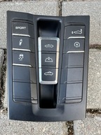 Porsche 991 cabrio panel sterowania przełączniki tunelu dachu spoilera