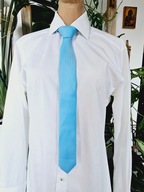 Dastan elegancki krawat elegancki niebieski męski