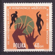 1963 Mistrzostwa Europy w koszykówce Fi 1270 ** błąd B1 gw.Korszeń