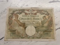 Madagaskar - 50 franków - rzadki