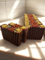 Naturalne mydło czekoladowe rytuał obfitości ręcznie robione 100g