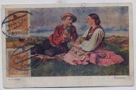 Setkowicz górale śląscy 1925 Potwierdzenie Łącz. radiowej Katowice Tallin
