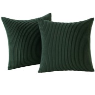 Poszewki dekoracyjne 40x40 aksamitne zielone zestaw 2 szt.