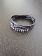 Męska bransoletka pleciona