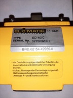00321 EL-O-Matic Siłownik Pneumatyczny ED40/C