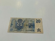 20 koron Czechy 1994 P#10 VF