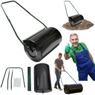 WALEC OGRODOWY DO TRAWY TRAWNIKA WYGŁADZANIE DUŻY SOLIDNY POJEMNOŚĆ 50KG