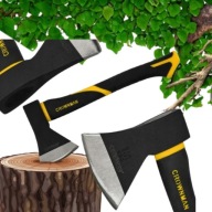 SIEKIERA ROZŁUPUJĄCA TOPOREK UNIWERSALNY 800G MOCNA ZE STALI WĘGLOWEJ 38CM