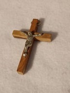 Krzyżyk z drewna oliwnego