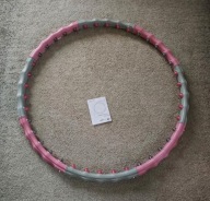 Massage Hulahoop Reifen Active First szaro-różowe