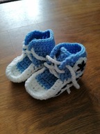 Buciki wełniane trampki dla dziecka Handmade