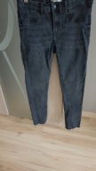 gina tricot jeansy czarne 36