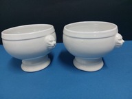 2 x czarka bulionówka ceramika lew design