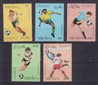 **WM94 Laos 1384-88 = 7E - PIŁKA NOŻNA