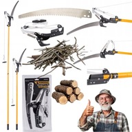 SEKATOR PIŁA NA WYSIĘGNIKU TELESKOPOWA DO GAŁĘZI DRZEW KONARÓW NOŻYCE 2W1