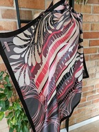 Misirli apaszka szal chusta chustka jedwabna jedwab 47% silk, rayon 87x87cm